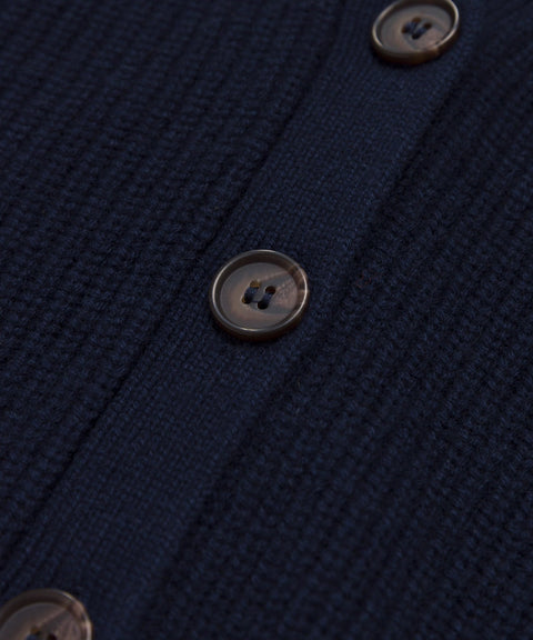 Cropped Cashmere Cocoon Cardigan