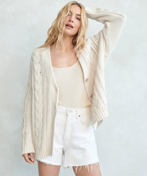 Cable Cardigan