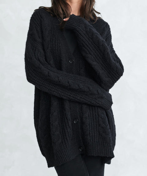 Cable Cocoon Cardigan