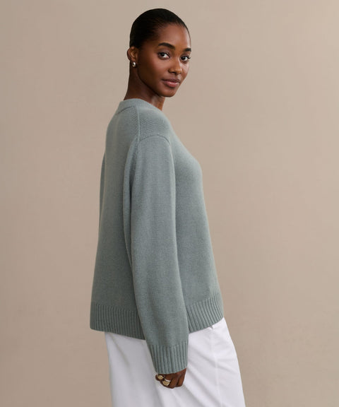 Cashmere Oversized Crewneck