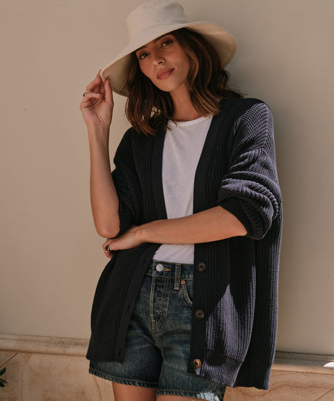 Cotton Cocoon Cardigan