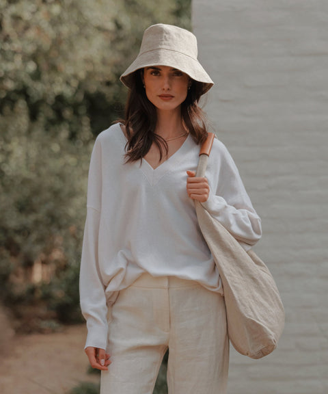 Linen Bucket Hat